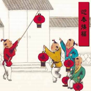 古代春节孩子们最快乐